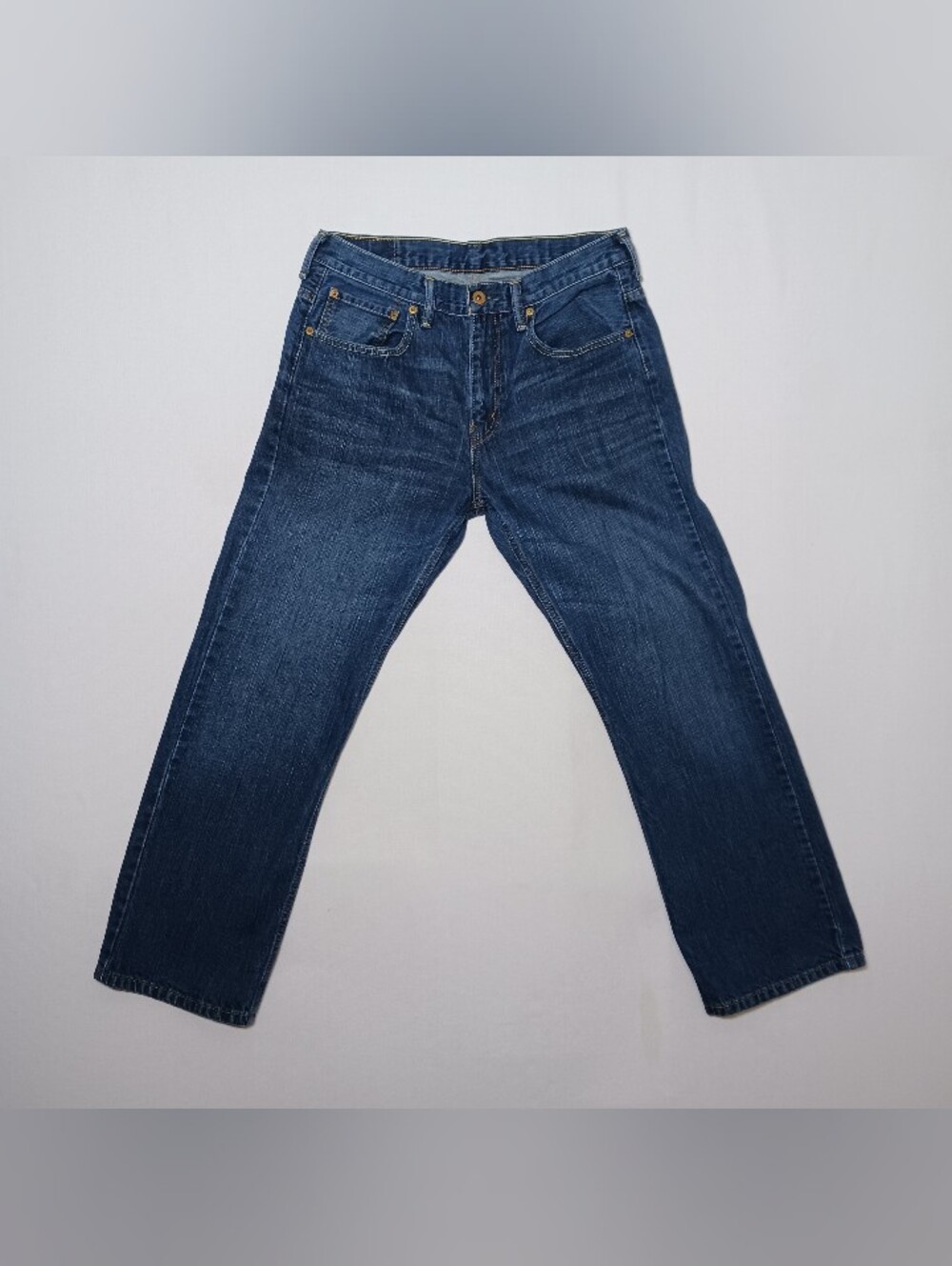 Levi's 569 Mens Loose Straight Fit Jeans 31X30 Dark Blue Wash Denim 2012